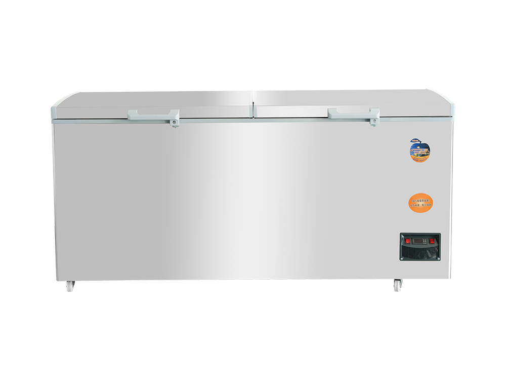 Non-magnetic dual-temperature small upright freezer