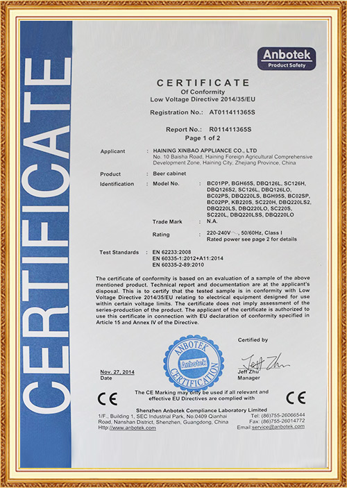 CE Certificate
