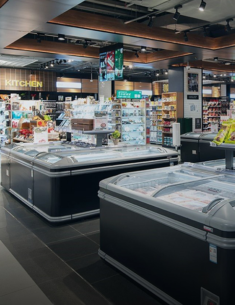 Supermarket Fresh Produce Chiller Showcase